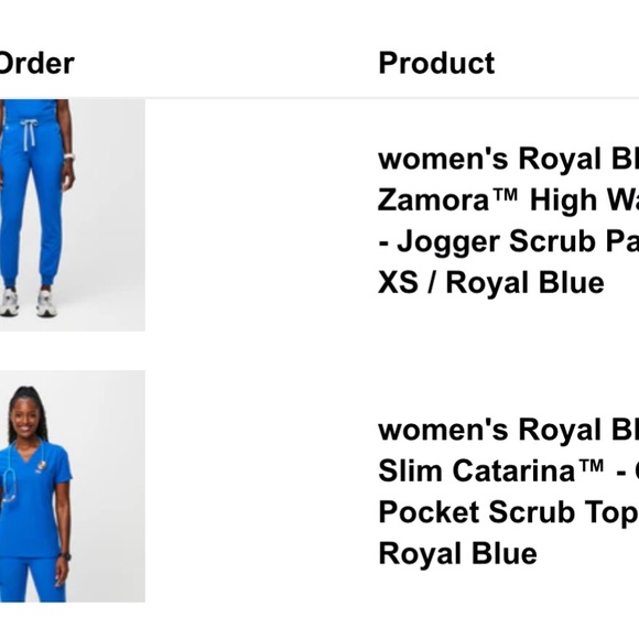 Blue Scrub Set - Picture 8 of 8